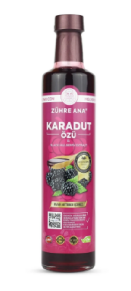 ZÜHREANA  KARADUT ÖZÜ 670 ML.
